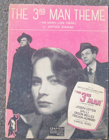 3rd Man Theme The Harry Lime Theme 1949 Sheet Music