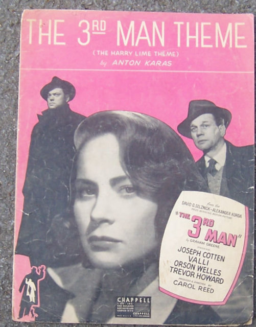 3rd Man Theme The Harry Lime Theme 1949 Sheet Music