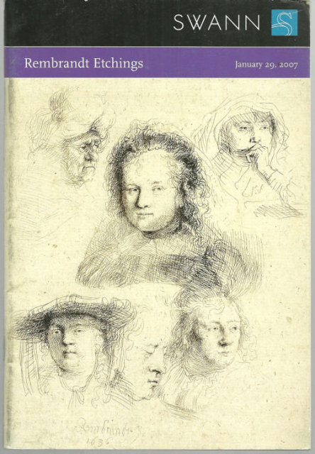 Swann Galleries Rembrandt Etchings Sale 2101 2007