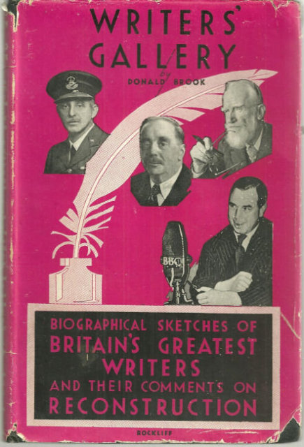 Writers' Gallery Britain's Greatest Writers 1944 1st ed