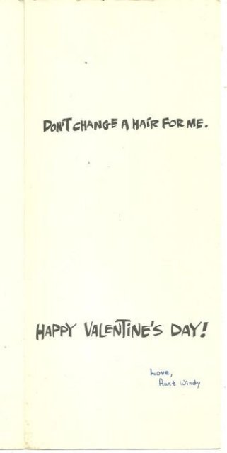 Vintage Valentine Card with Shaggy Love Sick Dog