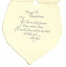 Vintage Valentine Card Little Girl and Boy in Rowboat