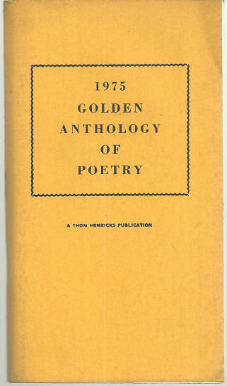 1975 Golden Anthology of Poetry Edited by Betty Dalton