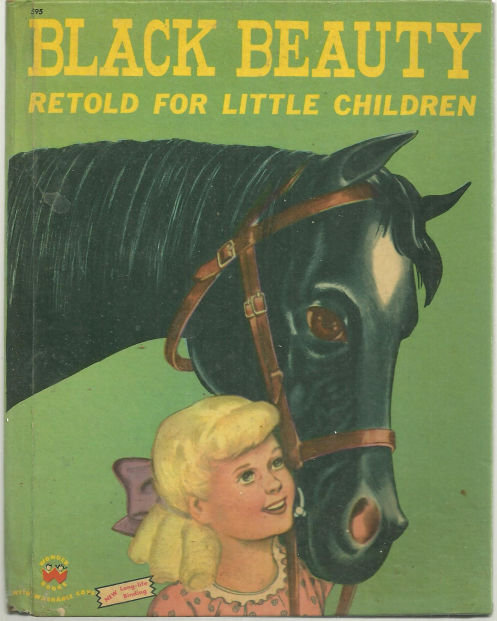 Black Beauty Retold For Little Children 1952 Wonder Bk