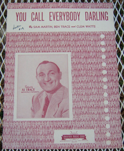 You Call Everybody Darling Featured by Al Trace 1946