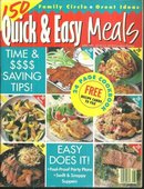Family Circle 150 Quick and Easy Meals April 1991