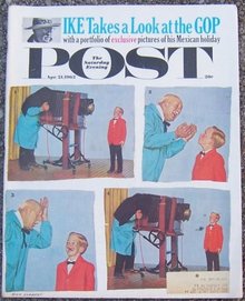 Saturday Evening Post Magazine April 21, 1962 Ike & GOP