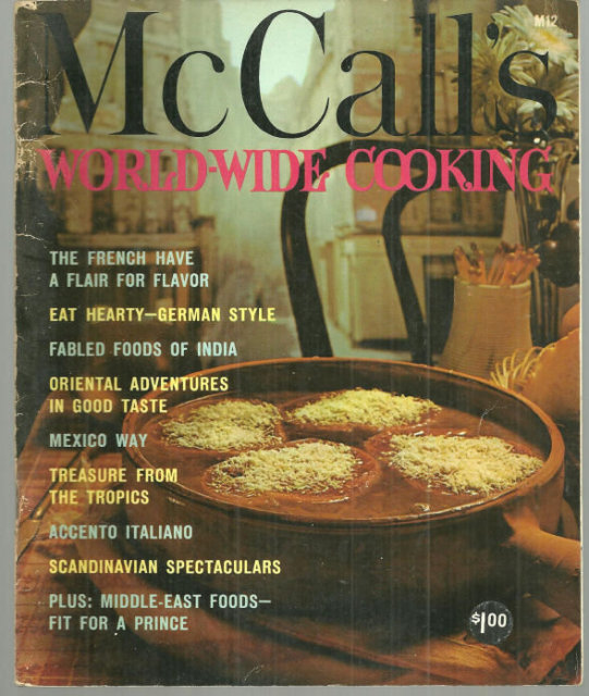 McCall's World Wide Cooking 1965 Illus Hope Taylor