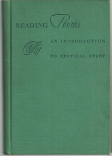 Reading Poems by Thomas Wright 1941 Critical Studies