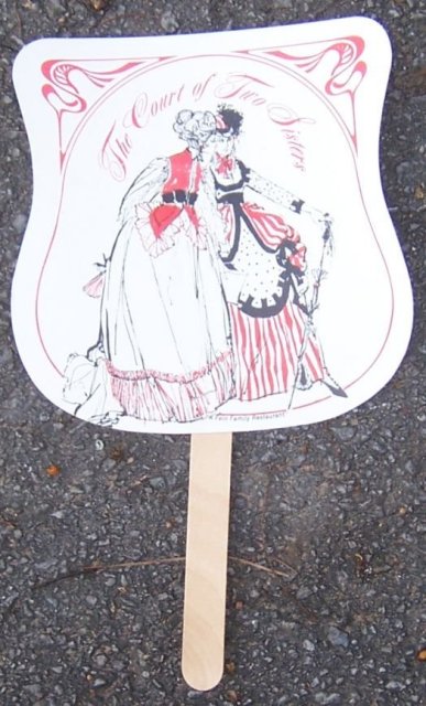 Souvenir Fan from the Court of Two Sisters with Recipes