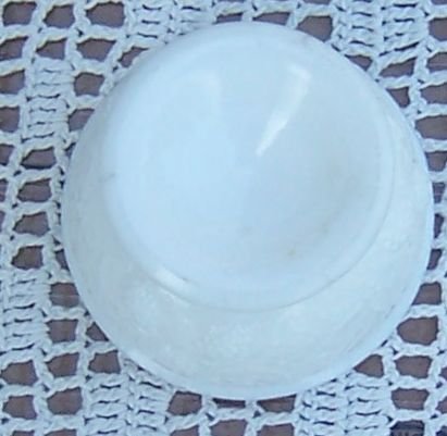 Antique Milk Glass Blackberry Pattern Glass Master Salt