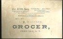 Victorian Trade Card for Acme Soap with Roses and Poem