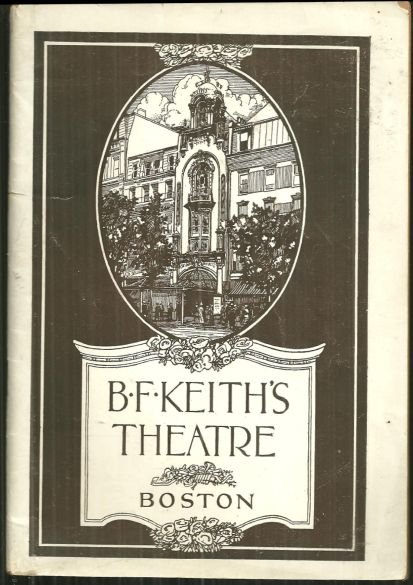 Program for B.F. Keith's Theatre, Boston, Mass Oct 1920