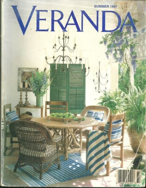 Veranda Magazine Summer 1997 Gardens at Blerancourt
