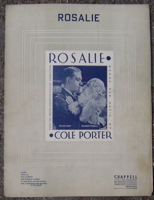 Rosalie starring Nelson Eddy and Eleanor Powell 1937
