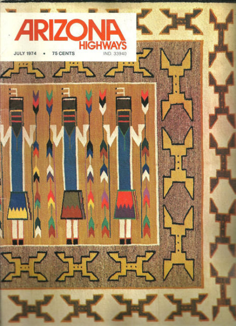 Arizona Highways Magazine July 1974 Hopi Weaving