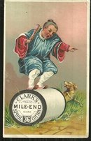 Victorian Trade Card for Clark's Mile End Spool Cotton