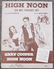 High Noon (Do Not Forsake Me) Gary Cooper 1952 Music