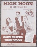 High Noon (Do Not Forsake Me) Gary Cooper 1952 Music