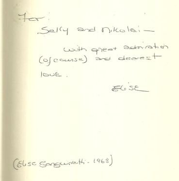Dowager Signed by Elise Sanguinetti 1968 1st edition DJ