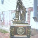 French Bronze Statue Clock, Circa 1870