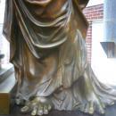 French Bronze Statue Clock, Circa 1870