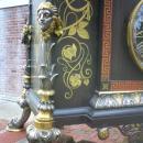French Bronze Statue Clock, Circa 1870