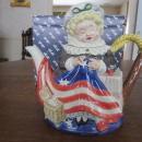 Betsy Ross Fitz & Floyd Collectors series teapot