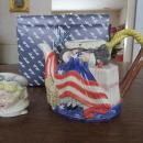 Betsy Ross Fitz & Floyd Collectors series teapot
