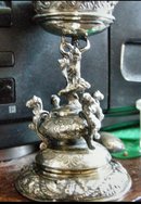 Pr of Rennaissance Open Salts : Bemberg Silver