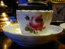 Pr. Antique Meissen Demitasse Cups and Saucers