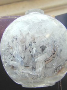Antique Chinese Rock Crystal Snuff Bottle #2