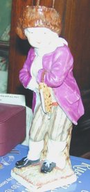 Boy Skater Meissen Quality 19th Century