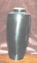 Japanese Enamel Vase on Metal
