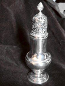 George II Sterling Silver Sugar Castor: Peaston