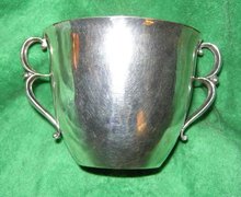 Georg Jensen Sterling Two Handled Vase/Cup
