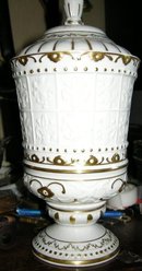 Antique Ginori (Capo di Monte) Covered Urn
