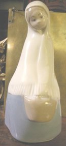 Rex by Lladro Girl with Basket