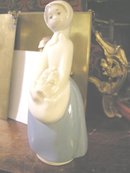Rex by Lladro Girl with Flowers in Apron