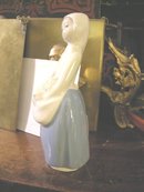 Rex by Lladro Girl with Flowers in Apron