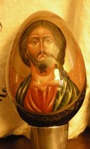 Russian Easter Egg: Icon Christ Pantocrator