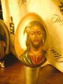 Russian Easter Egg: Icon Christ Pantocrator
