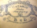 Early Stafforshire Canadian Scenes Platter