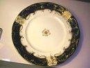 English Plate c.1820 Cobalt, Gold& White