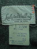 Vintage Gray Maternity Jumper Dress & Coat Size 10 by Lady in Waiting