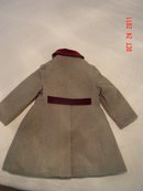 Vintage Ellerie Child's Size 5 Gray Wool Coat & Cap