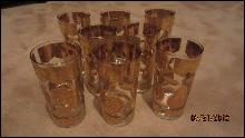Set of 8 Culver Ltd. Florentine 12 oz. Flat Tumblers
