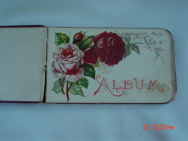 Lovely Victorian Autograph Album 1886 -