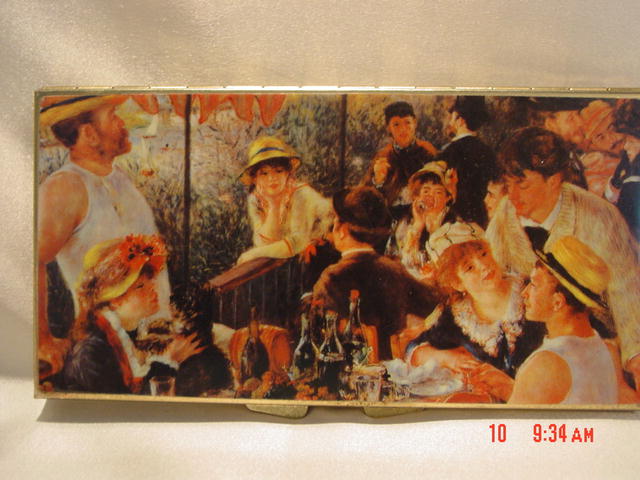 Mirror Compact with The Luncheon of the Boating Party Scene by Renoir