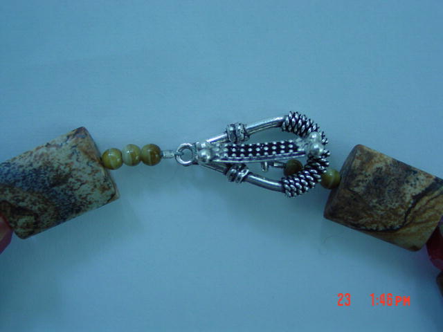 Carnelian and Jasper Necklace